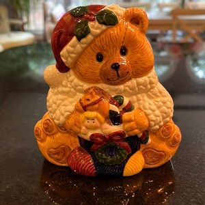 Holiday at Home Earthenware Christmas Bear